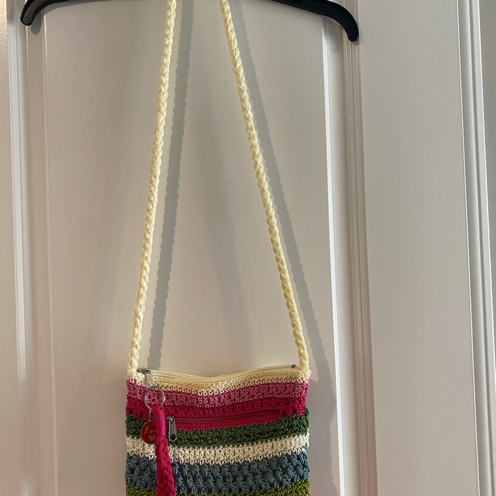 Lina Multicolor Crochet Shoulder Bag